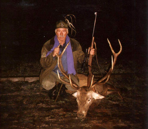 Deer hunt in Bački Mono�tor, Serbia, Lovac Nenad sa Winchester .270 